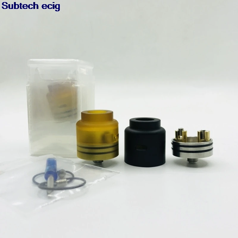 Newest puge carnage RDA Atomizer with Wide Bore Drip Tip 25mm Diameter barss PEI Material E Cigarette Huge Vapor Fit 510 Mod
Newest puge carnage RDA Atomizer with Wide Bore Drip Tip 25mm Diameter barss PEI Material E Cigarette Huge Vapor Fit 510 Mod