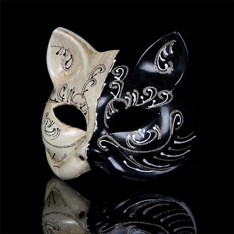 Cat Face Double Color Mask Venetian Party dult dance half face Costume Mask Dance Masquerade Halloween decor Mask horror party
Cat Face Double Color Mask Venetian Party dult dance half face Costume Mask Dance Masquerade Halloween decor Mask horror party