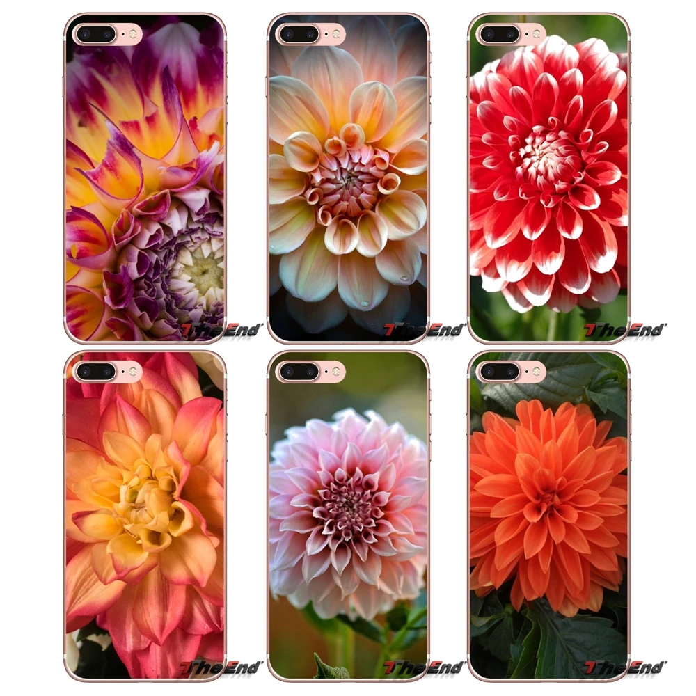 For HTC U11 One M7 M8 A9 M9 M10 E9 Desire 630 530 626 628 816 820 Motorola G G2 G3 Flowers Orange Dahlia Petals Phone Shell Case | Мобильные