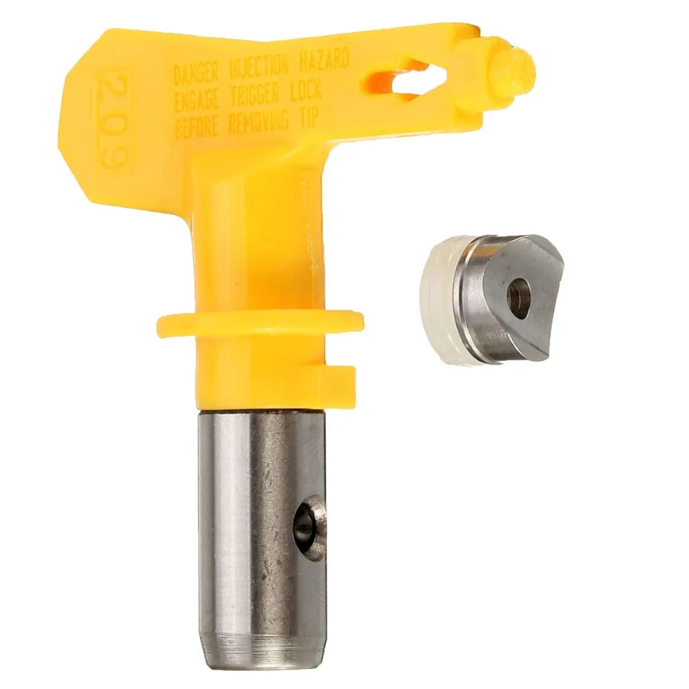 Airless Tip 525#527#523#521#531#535 nozzle Paint Spray Gun Nozzle Tungsten Steel Accessoies Tool Different Type Yellow Wholesal
Airless Tip 525#527#523#521#531#535 nozzle Paint Spray Gun Nozzle Tungsten Steel Accessoies Tool Different Type Yellow Wholesal