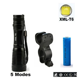 XM-L T6 Waterproof 4000 Lumen Flashlight Torch Tactical Zoom Cree Led Torch Light For 3xAAA or 18650 lanternas Led Cree + Mount
XM-L T6 Waterproof 4000 Lumen Flashlight Torch Tactical Zoom Cree Led Torch Light For 3xAAA or 18650 lanternas Led Cree + Mount