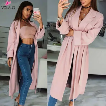 2019 Spring Autumn New Fashion Women's Casual Open Stitch Trench Coat Brief Business Formal Outwear With Belt
2019 Spring Autumn New Fashion Women's Casual Open Stitch Trench Coat Brief Business Formal Outwear With Belt