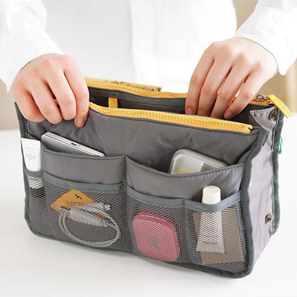 Organizer Insert Bag Women Nylon Travel Insert Organizer Handbag Purse Large liner Lady Makeup Cosmetic Bag Cheap Female Tote
Organizer Insert Bag Women Nylon Travel Insert Organizer Handbag Purse Large liner Lady Makeup Cosmetic Bag Cheap Female Tote