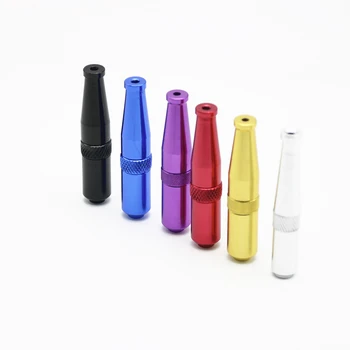 30PCS Mix Colors Torpedo Style Metal Mini Snuff Pipe Aluminum Portable Cheap Tobacco Herb Pipe for Smoke Smoking Snuff Pipe
30PCS Mix Colors Torpedo Style Metal Mini Snuff Pipe Aluminum Portable Cheap Tobacco Herb Pipe for Smoke Smoking Snuff Pipe