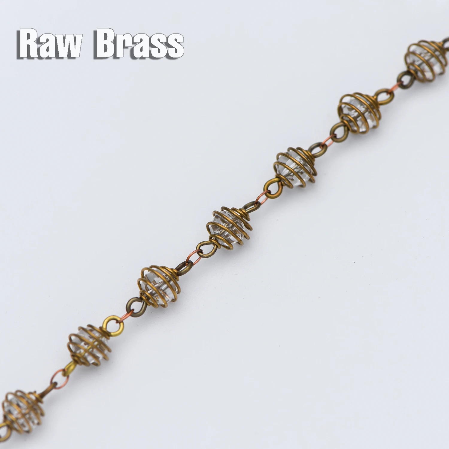 Raw Brass Crystal Bead Chain 7.5mm, Glass Rondelle Beaded Chain, Handmade Wire Chain Wholesale (#LK-218-RB)/ 1 Meter=3.3ft
Raw Brass Crystal Bead Chain 7.5mm, Glass Rondelle Beaded Chain, Handmade Wire Chain Wholesale (#LK-218-RB)/ 1 Meter=3.3ft