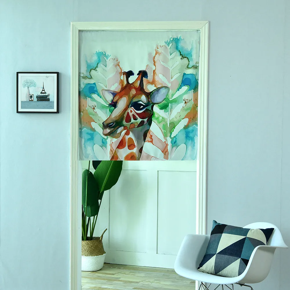Giraffe Door Curtain Window Treatment Anti Insect Screen kitchen Door Curtains Voile Drape Valance 1 Panel tende a rullo A30
Giraffe Door Curtain Window Treatment Anti Insect Screen kitchen Door Curtains Voile Drape Valance 1 Panel tende a rullo A30