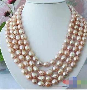 HOT## Wholesale FREE SHIPPING >>> 4ROW 13MM PINK BAROQUE FRESHWATER CULTURED PEARL NECKLACE
HOT## Wholesale FREE SHIPPING >>> 4ROW 13MM PINK BAROQUE FRESHWATER CULTURED PEARL NECKLACE