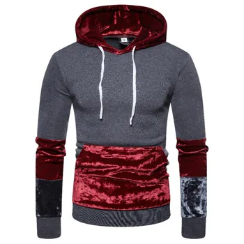 Autumn Winter New Men Stitching Color Pullover Hoodie Men Casual Fashion Hoodies Long Sleeve Hooded 2colour
Autumn Winter New Men Stitching Color Pullover Hoodie Men Casual Fashion Hoodies Long Sleeve Hooded 2colour