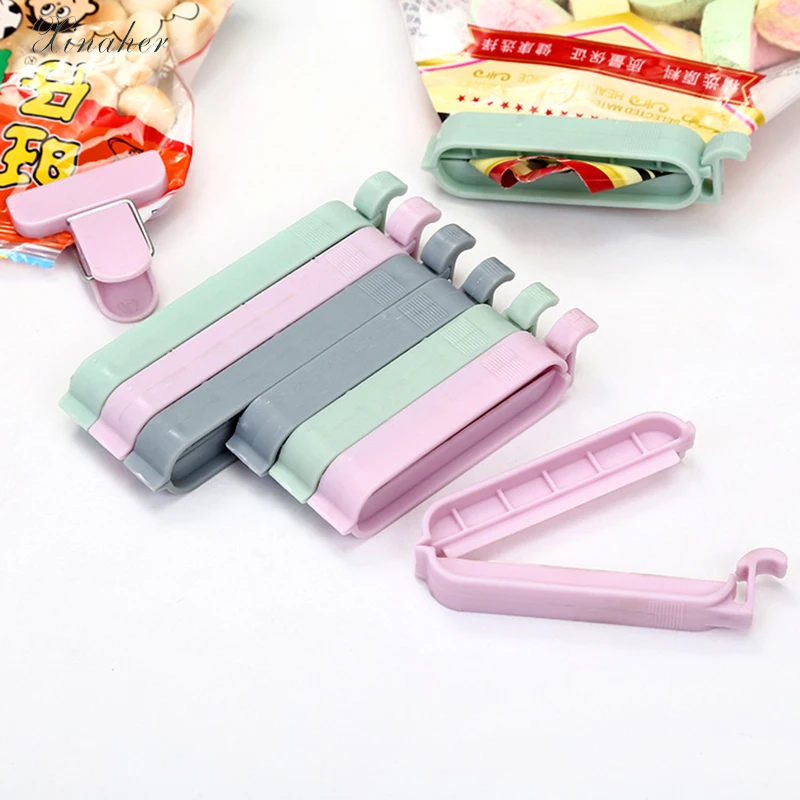 XINAHER 12Pcs/set Bag Clips Snack Fresh Food Storage Bag Sealer Kitchen Tool accessories Mini Vacuum Sealer Clamp Food Clip
XINAHER 12Pcs/set Bag Clips Snack Fresh Food Storage Bag Sealer Kitchen Tool accessories Mini Vacuum Sealer Clamp Food Clip