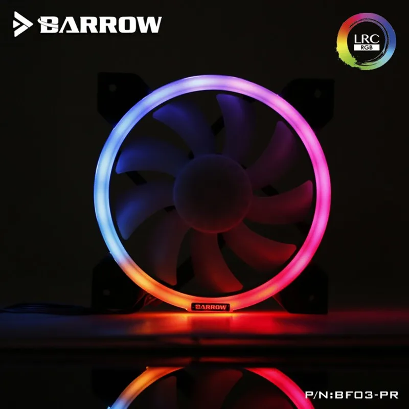 Barrow BF03-PR LRC RGB v2 Lighting PWM Water Cooling Radiator Fans , Hydraulic Bearings , Adjustable Ring Lighting
Barrow BF03-PR LRC RGB v2 Lighting PWM Water Cooling Radiator Fans , Hydraulic Bearings , Adjustable Ring Lighting