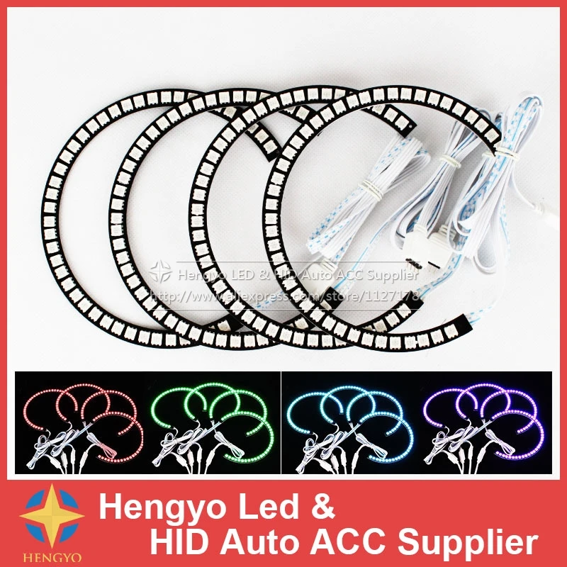 8W Head Headlight RGB Multi Color 5050 LED Angel Eyes Fit For E38/E39/E46 Series Remote Control Changing Color Practical
8W Head Headlight RGB Multi Color 5050 LED Angel Eyes Fit For E38/E39/E46 Series Remote Control Changing Color Practical