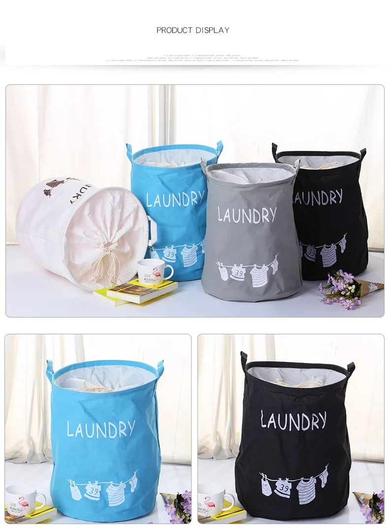 kids canvas storage bins