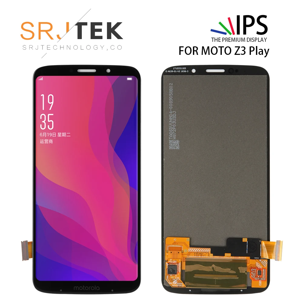 For Motorola Moto Z3 Play XT1929 XT-1929 LCD Display Screen with Touch Panel Digitizer Glass Sensor Assembly
For Motorola Moto Z3 Play XT1929 XT-1929 LCD Display Screen with Touch Panel Digitizer Glass Sensor Assembly