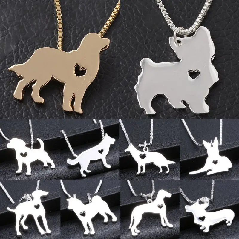 Metal Pet Dog Pendant Necklace Women Statement Cat Family Stroll Design Chain Cute Bulldog Men Silver Chain Necklace Jewelry
Metal Pet Dog Pendant Necklace Women Statement Cat Family Stroll Design Chain Cute Bulldog Men Silver Chain Necklace Jewelry