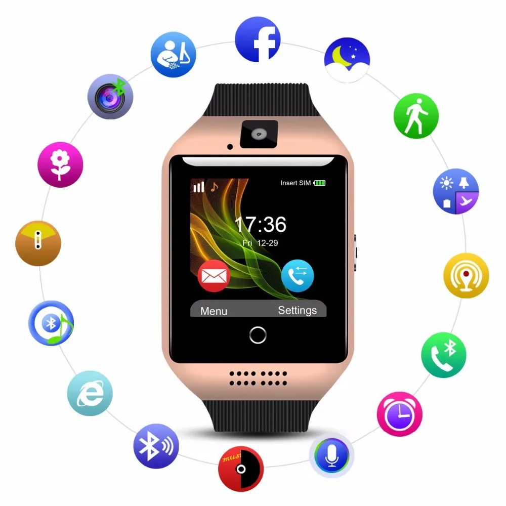 2018 Top Bluetooth Smart Watch Best Smartwatch for Android Compatible Pedometer Sleep Monitor for Men & Women
2018 Top Bluetooth Smart Watch Best Smartwatch for Android Compatible Pedometer Sleep Monitor for Men & Women