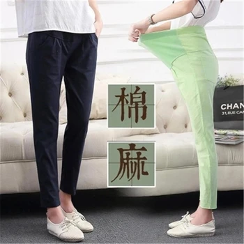 New spring and autumn pregnant pants summer thin style wearing pure cotton and linen pregnant women spring dress
New spring and autumn pregnant pants summer thin style wearing pure cotton and linen pregnant women spring dress