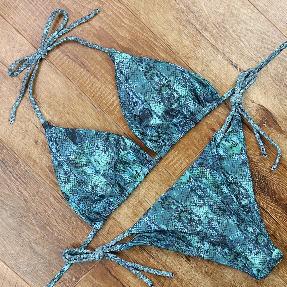 MOOSKINI 2018 Halter Bikini Set Snake Skin Printed Swimsuit Bandage Swimwear Women Bathing Suit Push Up Padded Brazilian Bikini
MOOSKINI 2018 Halter Bikini Set Snake Skin Printed Swimsuit Bandage Swimwear Women Bathing Suit Push Up Padded Brazilian Bikini