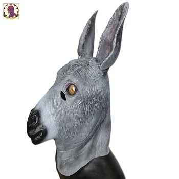 2018 New Halloween Party Cosplay Animal Latex Mask Disguises of Donkey Mask Face Head Mask
2018 New Halloween Party Cosplay Animal Latex Mask Disguises of Donkey Mask Face Head Mask