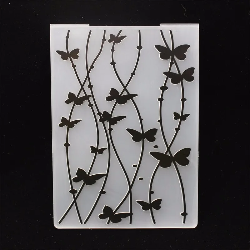 The Butterfly Plastic Embossing Folders for DIY Scrapbooking Paper Craft/Card Making Decoration Supplies 
The Butterfly Plastic Embossing Folders for DIY Scrapbooking Paper Craft/Card Making Decoration Supplies