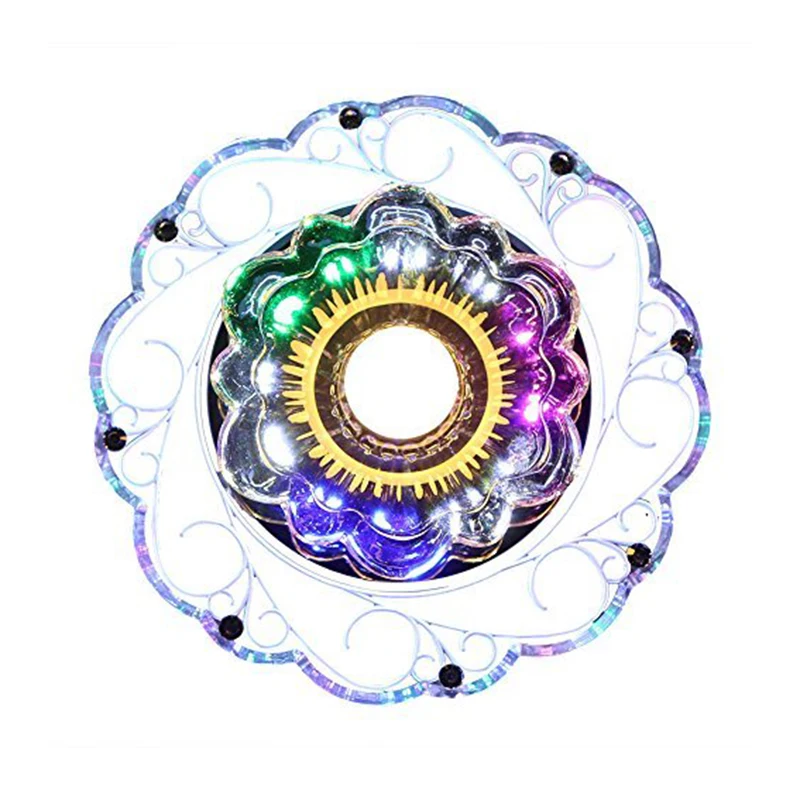 3W LED Crystal Lotus Ceiling Pendant Flush Lamp Main Warm Light Auxiliary Colorful Light Indoor Lighting Perfect Corridor
3W LED Crystal Lotus Ceiling Pendant Flush Lamp Main Warm Light Auxiliary Colorful Light Indoor Lighting Perfect Corridor