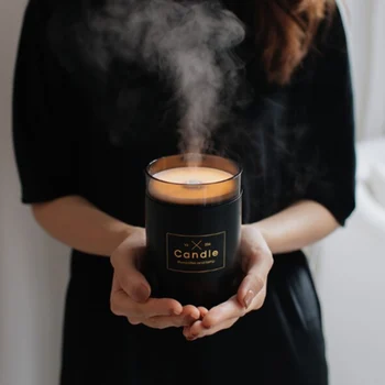 280ML Air Humidifier LED Candle Ultrasonic Cool Mist Essential Oil Diffuser USB Aroma Lamp Car Purifier Fogger Mist Maker 1pc
280ML Air Humidifier LED Candle Ultrasonic Cool Mist Essential Oil Diffuser USB Aroma Lamp Car Purifier Fogger Mist Maker 1pc