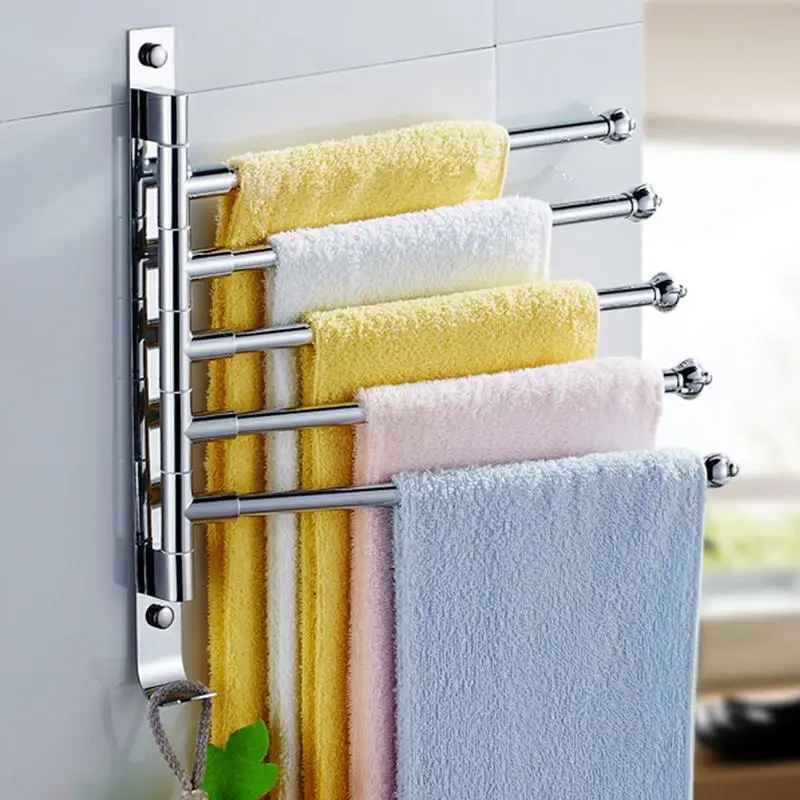 Stainless Steel Bathroom Towel Rack Bathroom Rotating Activity Towel Bar Double Pole Three Pole Four Pole Home Bathroom Supplies
Stainless Steel Bathroom Towel Rack Bathroom Rotating Activity Towel Bar Double Pole Three Pole Four Pole Home Bathroom Supplies