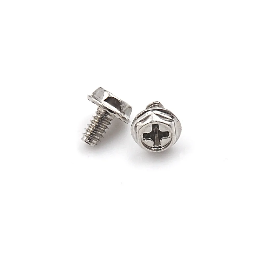 100pcs Toothed Hex Screws for Motherboard PC Case 6/32 Computer PC Case Hard Drive Motherboard Mounting CD-ROM Hard Disk
100pcs Toothed Hex Screws for Motherboard PC Case 6/32 Computer PC Case Hard Drive Motherboard Mounting CD-ROM Hard Disk