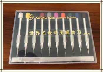 Free Shipping 10 PCs Stainless Steel Watch Screwdriver Set for Brand Watch Repair
Free Shipping 10 PCs Stainless Steel Watch Screwdriver Set for Brand Watch Repair