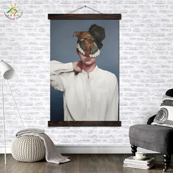 Parrot Head Woman Vintage Poster Wall Art Canvas Painting Posters and Prints Decorative Picture Wall Painting for Home Decor
Parrot Head Woman Vintage Poster Wall Art Canvas Painting Posters and Prints Decorative Picture Wall Painting for Home Decor