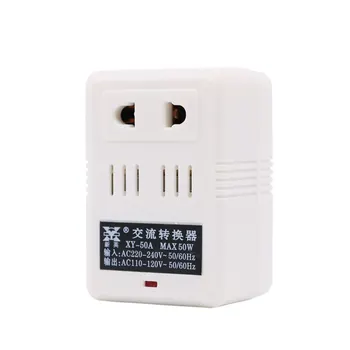 High quality high power mini travel transformer 220v to 110v to 220v voltage converter max 50w free shipping
High quality high power mini travel transformer 220v to 110v to 220v voltage converter max 50w free shipping