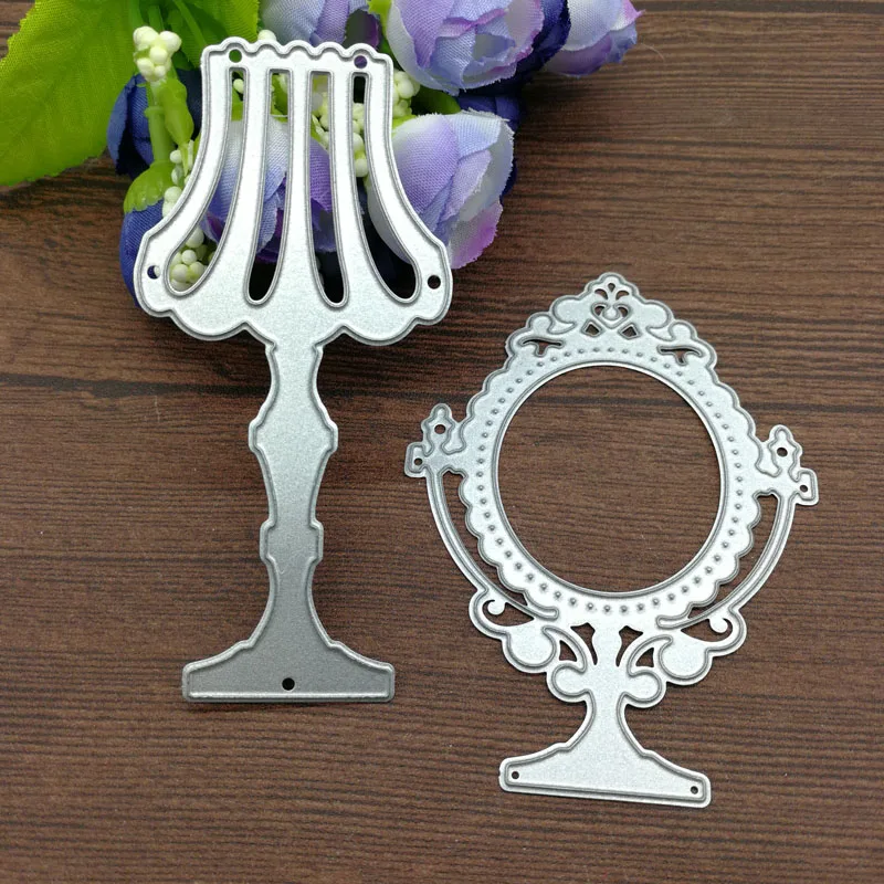 2pcs/set make up Mirror table lamp Metal Cutting Dies Stencil Scrapbooking Photo Album Card Paper Embossing Craft DIY
2pcs/set make up Mirror table lamp Metal Cutting Dies Stencil Scrapbooking Photo Album Card Paper Embossing Craft DIY