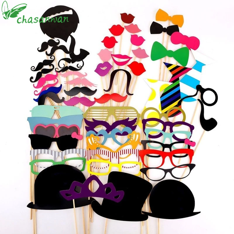 58pcs DIY Photo Booth Props wedding Moustaches/Glasses/Bowtie/Hat style Wedding Party Night Games Take Photo booth background,B
58pcs DIY Photo Booth Props wedding Moustaches/Glasses/Bowtie/Hat style Wedding Party Night Games Take Photo booth background,B