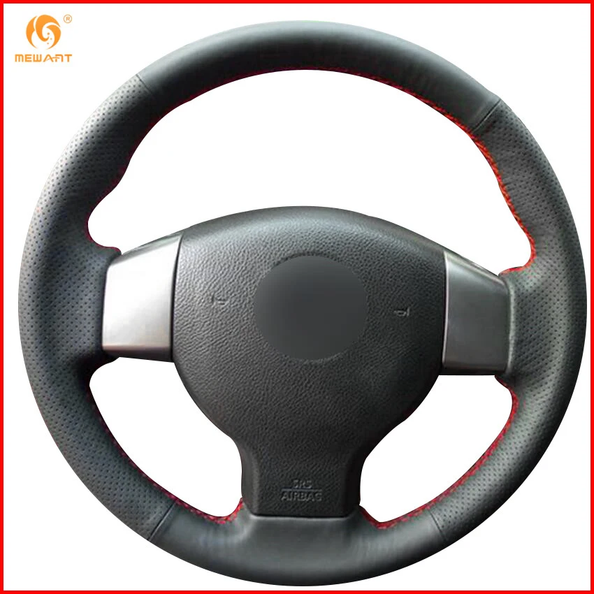 MEWANT Black Artificial Leather Car Steering Wheel Cover for Old Nissan Tiida Livina Sylphy Note Interior Accessories Parts
MEWANT Black Artificial Leather Car Steering Wheel Cover for Old Nissan Tiida Livina Sylphy Note Interior Accessories Parts