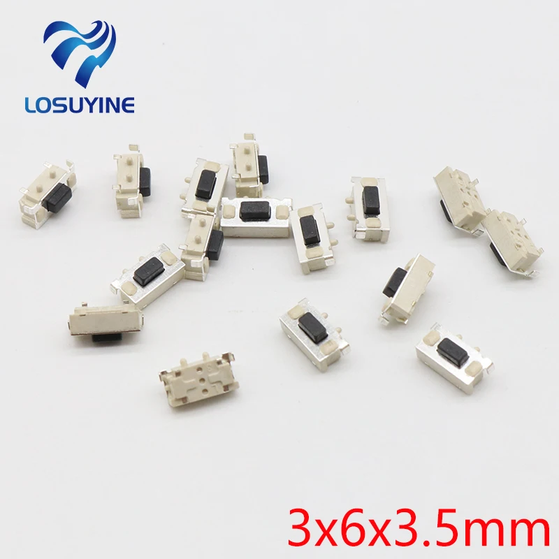 Free shipping 100PCS SMT 3X6X3.5MM Tactile Tact Push Button Micro Switch Momentary
Free shipping 100PCS SMT 3X6X3.5MM Tactile Tact Push Button Micro Switch Momentary