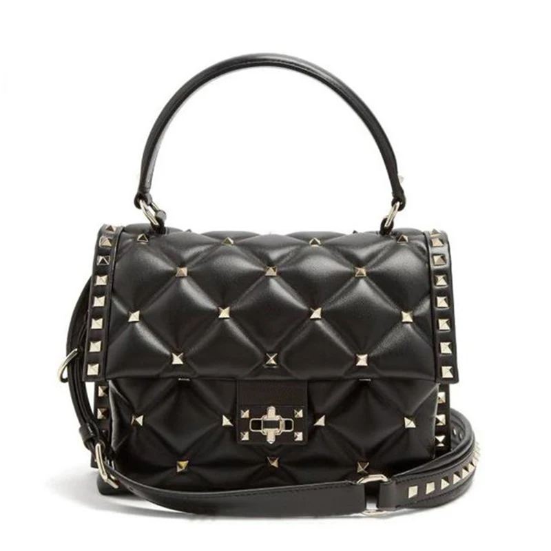 2019 New Fashion Women Sheepskin Leather Shoulder Bag Genuine Leather Luxury Handbag Women Bag Designer Rivet Totes for Ladies
2019 New Fashion Women Sheepskin Leather Shoulder Bag Genuine Leather Luxury Handbag Women Bag Designer Rivet Totes for Ladies