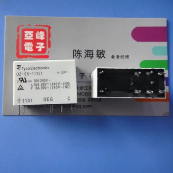 OZ-SS-112L1 12V 12VDC 16A 240VAC DIP-8 100% new original power relay
OZ-SS-112L1 12V 12VDC 16A 240VAC DIP-8 100% new original power relay