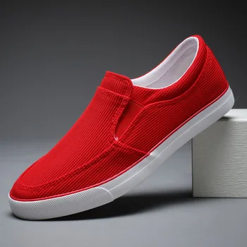Espadrilles Men Loafers Breathable Canvas Shoes Red Spring Slip On Flats Comfortable Outdoor Walking Sneakers Casual Flat Shoes
Espadrilles Men Loafers Breathable Canvas Shoes Red Spring Slip On Flats Comfortable Outdoor Walking Sneakers Casual Flat Shoes