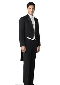 Classic Custom Made 2015 New Notch Lapel Black Groom Tuxedos Suits Groomsman Bridegroom Suits ( jacket+Pant+tie)
Classic Custom Made 2015 New Notch Lapel Black Groom Tuxedos Suits Groomsman Bridegroom Suits ( jacket+Pant+tie)