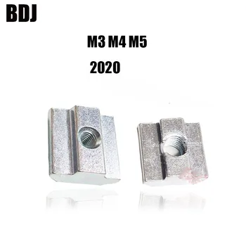 100pcs T Sliding Nut Block Square nuts M3 M4 M5 for 2020 Aluminum Profile Slot 6 Zinc Coated Plate connector Accessor
100pcs T Sliding Nut Block Square nuts M3 M4 M5 for 2020 Aluminum Profile Slot 6 Zinc Coated Plate connector Accessor