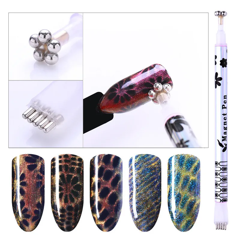 Nail Art Flower Cat Eye Magnet Pen Strip Magical Stick DIY Magic 3D Magnetic Polish UV Gel Polish Cat Eyes
Nail Art Flower Cat Eye Magnet Pen Strip Magical Stick DIY Magic 3D Magnetic Polish UV Gel Polish Cat Eyes