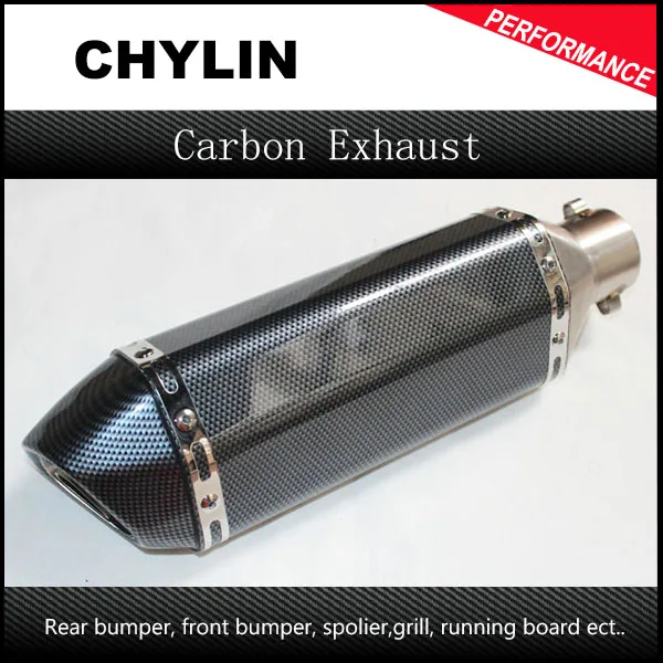Universal Carbon Fiber Color 51mm Motorcycle Exhaust Muffler Pipe Escape Moto Akrapovic Exhaust Fit for Most motorcycle GSXR CBR
Universal Carbon Fiber Color 51mm Motorcycle Exhaust Muffler Pipe Escape Moto Akrapovic Exhaust Fit for Most motorcycle GSXR CBR