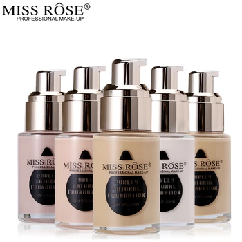 

MISS ROSS Brand New 4 Colors Face Liquid Foundation Base Makeup Concealer Cream Oil-control Brighten Foundation Primer Make up