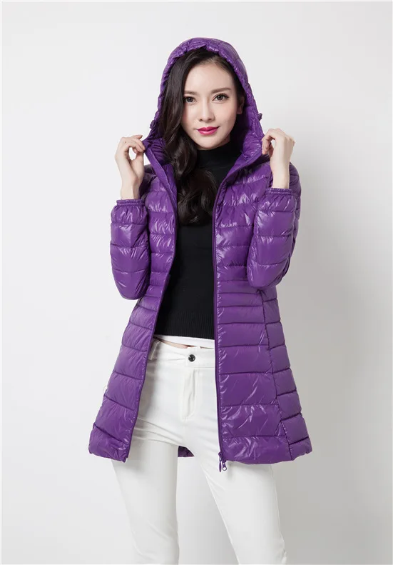 YD Winter Women Ultra Light Down Jacket Duck Down Hooded Jackets Long Sleeve Warm Slim Coat Parka Female Solid Portabl Outwear
YD Winter Women Ultra Light Down Jacket Duck Down Hooded Jackets Long Sleeve Warm Slim Coat Parka Female Solid Portabl Outwear