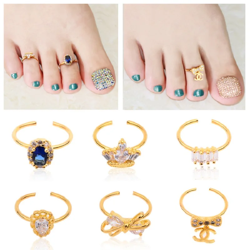 Alloy Cubic Toe Rings Open Cuff RingsToe Art Decoration Bowknot Golden Clear 17mm
Alloy Cubic Toe Rings Open Cuff RingsToe Art Decoration Bowknot Golden Clear 17mm