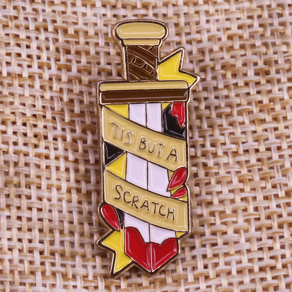 monty python and the holy grail enamel pin Tis But A Scratch badge Black Knight Scratch Pixel People fathers day gift Brooch
monty python and the holy grail enamel pin Tis But A Scratch badge Black Knight Scratch Pixel People fathers day gift Brooch