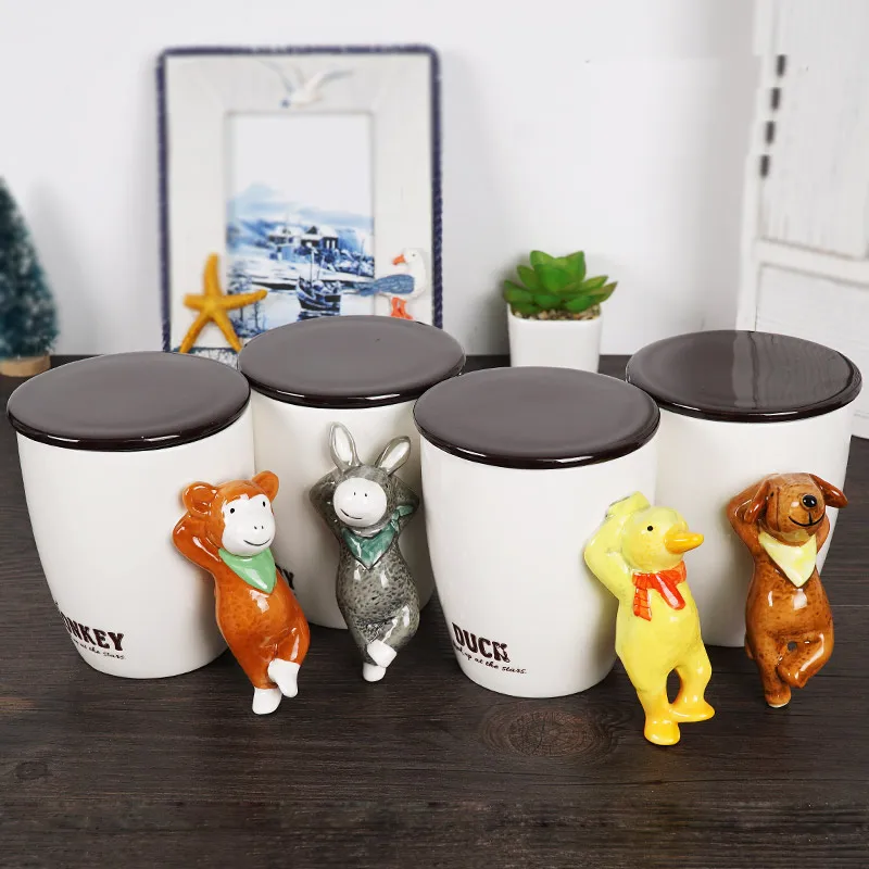 Beautiful cute Cartoon Animal mug Creative Animal handle Milk Cup Dog monkey Donkey Duck
Beautiful cute Cartoon Animal mug Creative Animal handle Milk Cup Dog monkey Donkey Duck