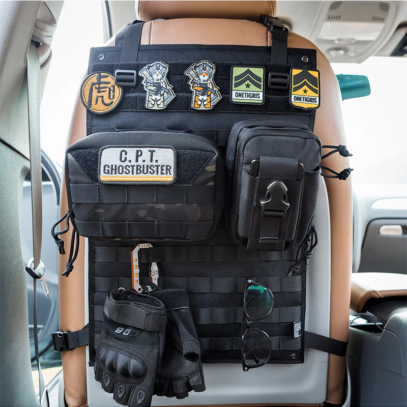 OneTigris Tactical Molle Car Seat Organizer Seat Back Multipurpose Car Seat EDC Holder Panel Cover Protector Fits For All Cars
OneTigris Tactical Molle Car Seat Organizer Seat Back Multipurpose Car Seat EDC Holder Panel Cover Protector Fits For All Cars