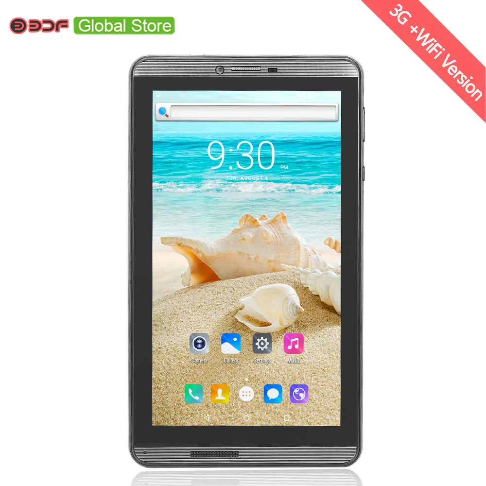 7 Inch 3G Tablet Pc Android 6.0 Dual Sim Card Work 1GB RAM+16GB ROM Mobile Phone Call Metal aluminum material rear shell
7 Inch 3G Tablet Pc Android 6.0 Dual Sim Card Work 1GB RAM+16GB ROM Mobile Phone Call Metal aluminum material rear shell