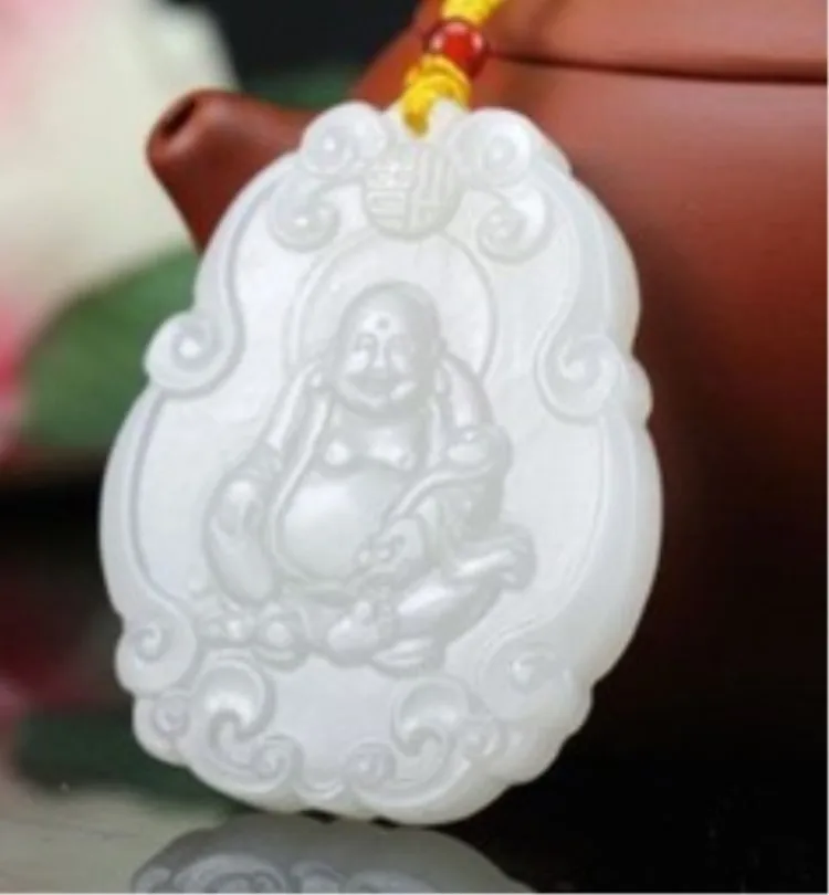 Hetian Baiyu Kunlun Jades Yangzhi Guanyin подвеска Будды Maitreya Ожерелье Кулон Будда |