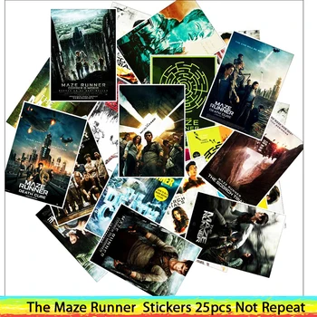 25 Pcs/Lot The Maze Runner Stickers for Car Laptop PVC Bicycle Backpack Home Decal DIY Waterproof PVC Toy Stickers
25 Pcs/Lot The Maze Runner Stickers for Car Laptop PVC Bicycle Backpack Home Decal DIY Waterproof PVC Toy Stickers